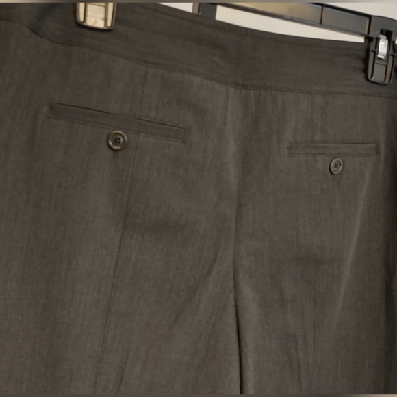 Nine West Business Casual Wide Leg Charcoal Gray Pants Size 8P - Picture 5 of 8